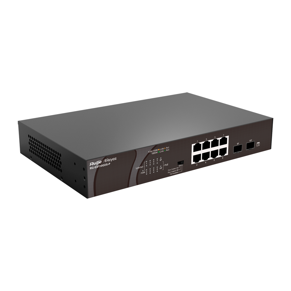 Reyee Switch PoE de bureau / RG-ES110GDS-P