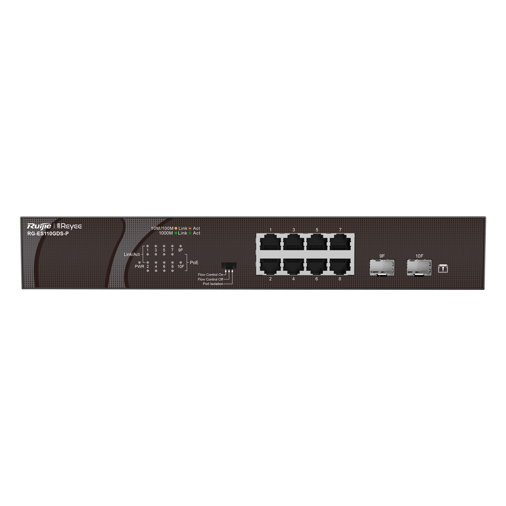 Reyee Switch PoE de bureau / RG-ES110GDS-P