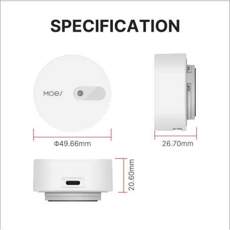 ZSS-LP-HP02-MS / DÉTECTEUR DE PRÉSENCE ZIGBEE