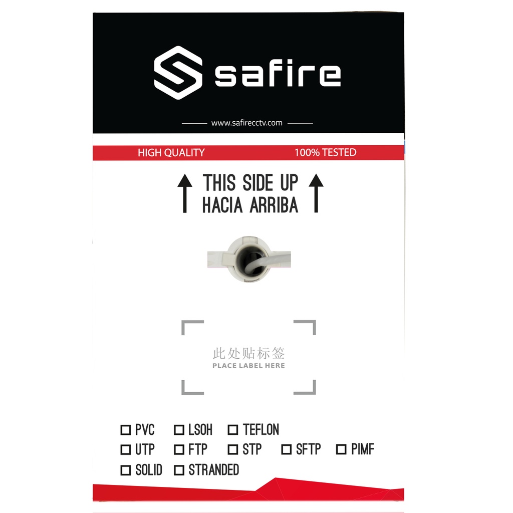 Safire câble 305m UTP catégorie 6A