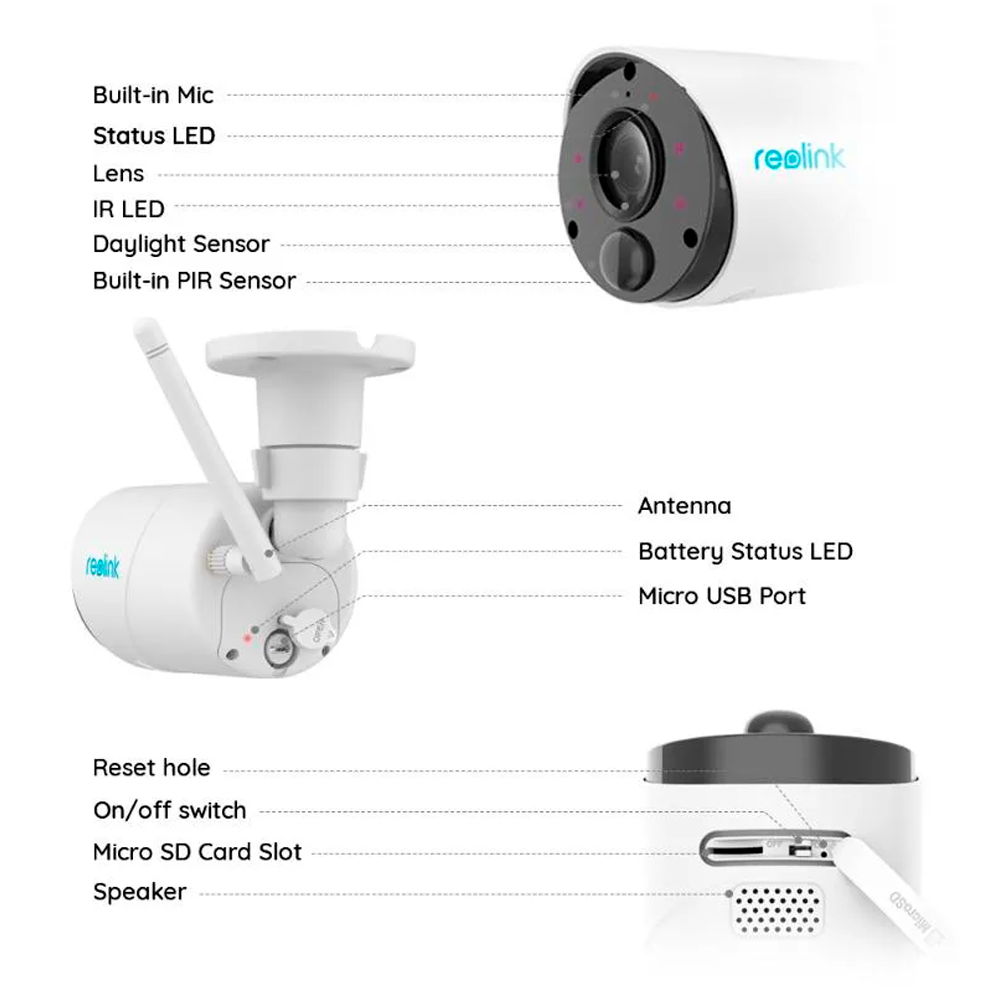 RL-ARGUS-B320-W / REOLINK / 3 MP / IR 10M/WI-FI