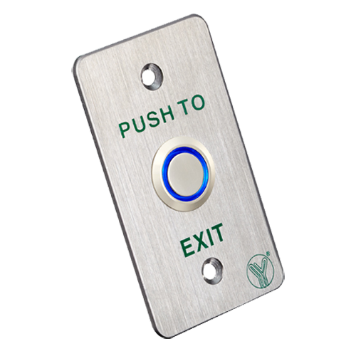 Bouton poussoir de libération de porte type piézoélectrique / PBK-814B-LED