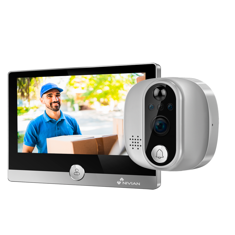 Nivian Judas Numérique Connecté pour Porte d'Entrée (IPC-DOORVIEW1)