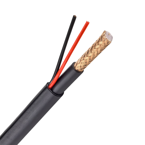 Bobine de câble 100 m RG59 + alimentation