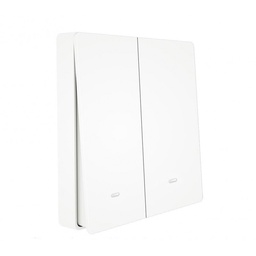 [DOM11] Interrupteur sans fil 2 canaux Wi-Fi+RF433 MOES / RT-B-ZS-EU2