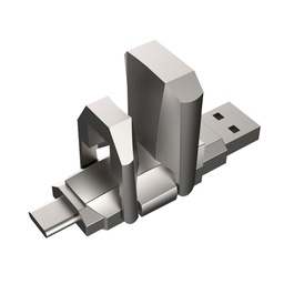 [HS-USB-ESTD-128G-OD] Clé USB Type A / Type C