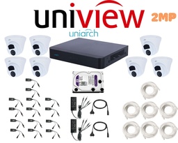 [PACKUN-HDCVI-2MP-7] Pack 7 Caméras HDCVI 2mp / PACKUN-HDCVI-2MP-7