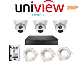 [PACKUN-IP-2MP-3] PackIP 3 Caméras 2MP / PACKUN-IP-2MP-3