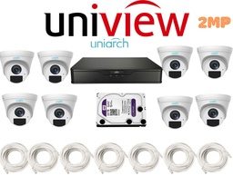 [PACKUN-IP-2MP-8] PackIP 8 Caméras 2MP / PACKUN-IP-2MP-8