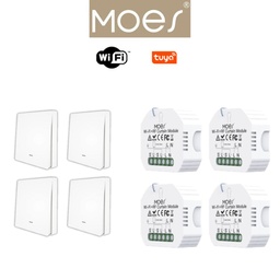 [PACKMO-ECL-W-4] Pack 4 MOES wifi éclairage / PACKMO-W-ECL-4