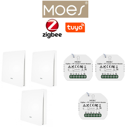 [PACKMO-Z-ECL-3] Pack 3 MOES zigbee éclairage / PACKMO-Z-ECL-3