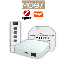 [PACKMO-ZB-VRT9CH-1] Pack Zigbee volet roulant, télécommande 9 canaux mural + box zigbee / PACKMO-ZB-VRT9CH-1