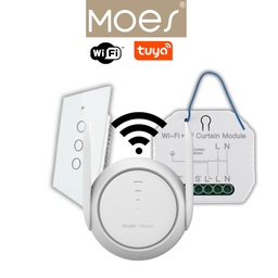 [PACKMO-WRW-VRI-1] Pack wifi volet interrupteur sans fil +  répéteur wifi / PACKMO-WRW-VRI-1