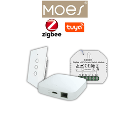 [PACKMO-Z-VRIH-1] Pack Zigbee volet roulant, box, interrupteur sans fil 3 boutons / PACKMO-Z-VRIH-1