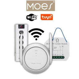 [PACKMO-WRW-VRT9C-1] Pack wifi volet roulant, télécommande 9 canaux mural + répéteur wifi / PACKMO-WRW-VRT9C-1