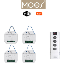 [PACKMO-W-VRT9C-4] Pack 4 wifi volet roulant, télécommande sans fil / PACKMO-W-VRT9C-4