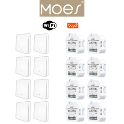 [PACKMO-ECL-W-8] Pack 8 MOES wifi éclairage / PACKMO-W-ECL-8