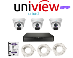 [PACKUN-IP-5MP-3] PACK 3 CAMERAS UNIARCH 5MP-IP / PACKUN-IP-5MP-3