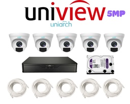 [PACKUN-IP-5MP-5] PACK 5 CAMERAS UNIARCH 5MP-IP / PACKUN-IP-5MP-5