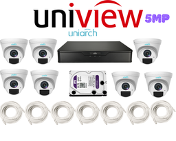 [PACKUN-IP-5MP-7] PACK 7 CAMERAS UNIARCH 5MP-IP / PACKUN-IP-5MP-7