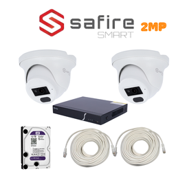 [PACK-SFSMART-IP-2-2MP] PACK 2 CAMERA SAFIRE SMART 2MP-IP / PACK-SFSMART-IP-2-2MP