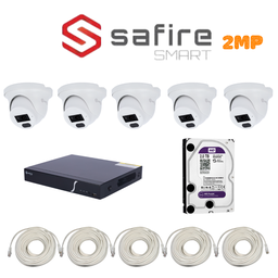 [PACK-SFSMART-IP-5-2MP] PACK 5 CAMERA SAFIRE SMART 2MP-IP / PACK-SFSMART-IP-5-2MP