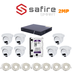 [PACK-SFSMART-IP-7-2MP] PACK 7 CAMERA SAFIRE SMART 2MP / PACK-SFSMART-IP-7-2MP