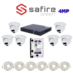 [PACK-SFSMART-IP-6-4MP] PACK 6 CAMERA SAFIRE SMART 4MP-IP / PACK-SFSMART-IP-6-4MP