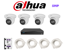 [PACKDAH-IP-5MP-4] PACK 4 CAMERAS DAHUA 5MP-IP / PACKDAH-IP-5MP-4