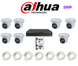 [PACKDAH-IP-5MP-7] PACK 7 CAMERAS DAHUA 5MP-IP / PACKDAH-IP-5MP-7