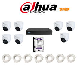 [PACKDAH-IP-2MP-7] PACK 7 CAMERAS DAHUA 2MP-IP / PACKDAH-IP-2MP-7