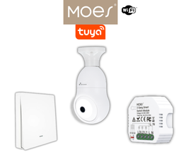 [PACK-DOMcam-WIFI-1] PACK Domotique caméra ampoule Wi-Fi / MOES / PACK-DOMcam-WIFI-1