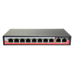 [SF-SW1008POE-96 / A_14_1] Switch SAFIRE PoE 8 Ports PoE + 2 Uplink RJ45 – 2 Gbps