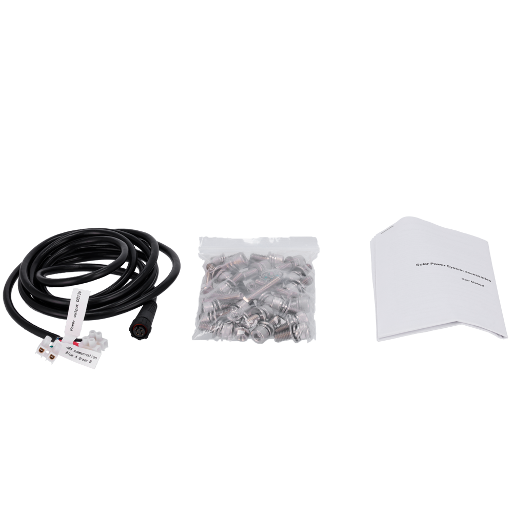 Système d'alimentation autonome pour vidéosurveillance Panneau solaire de 200W / SF-SOLARKIT-BATT-1280WH