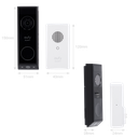 EUFY-DOORBELL-E340-KIT / Kit de sonnette / Wi-Fi / 2K / IP 65