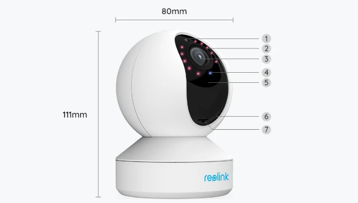 Caméra IP WiFi pour Maison 5MP Reolink