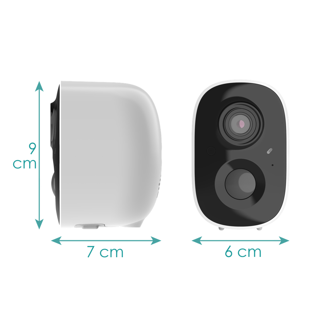Caméra IP 2Mpx - batterie / VH6