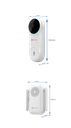 Kit sonnette vidéo sans fil à batterie + carillon EZVIZ