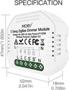 Module Dimmer 2 canaux ZigBee MOES / MS-105BZ