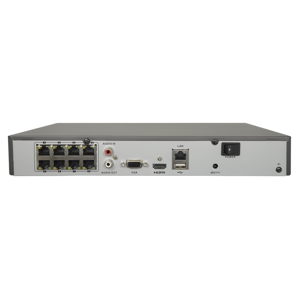 NVR SAFIRE IP 8 Ports PoE 8MP