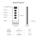 Télécommande 4 canaux RF433 MOES / ZS-SR4-2169