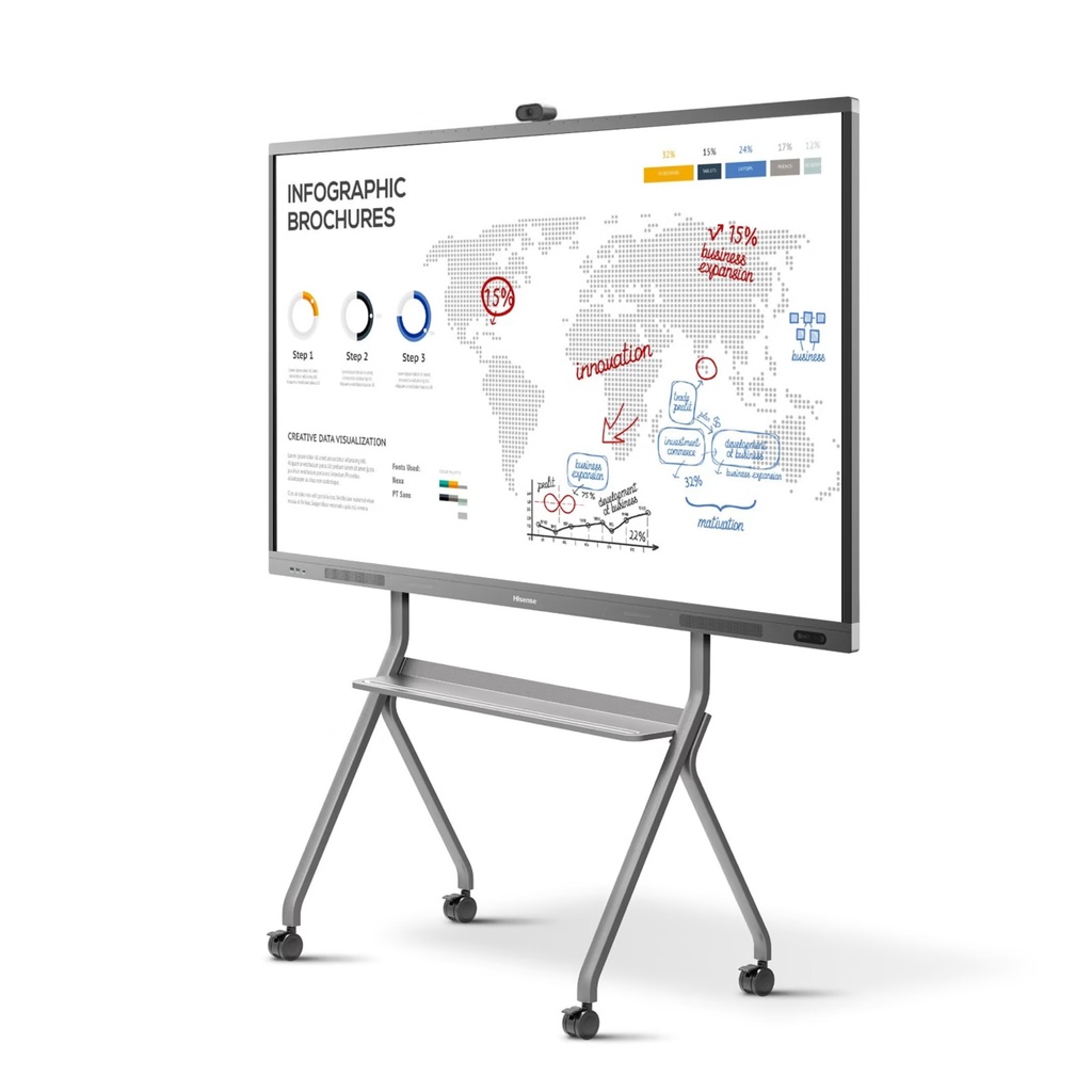 Écran interactif HISENSE 75" 4K / HIS-75WR6BE