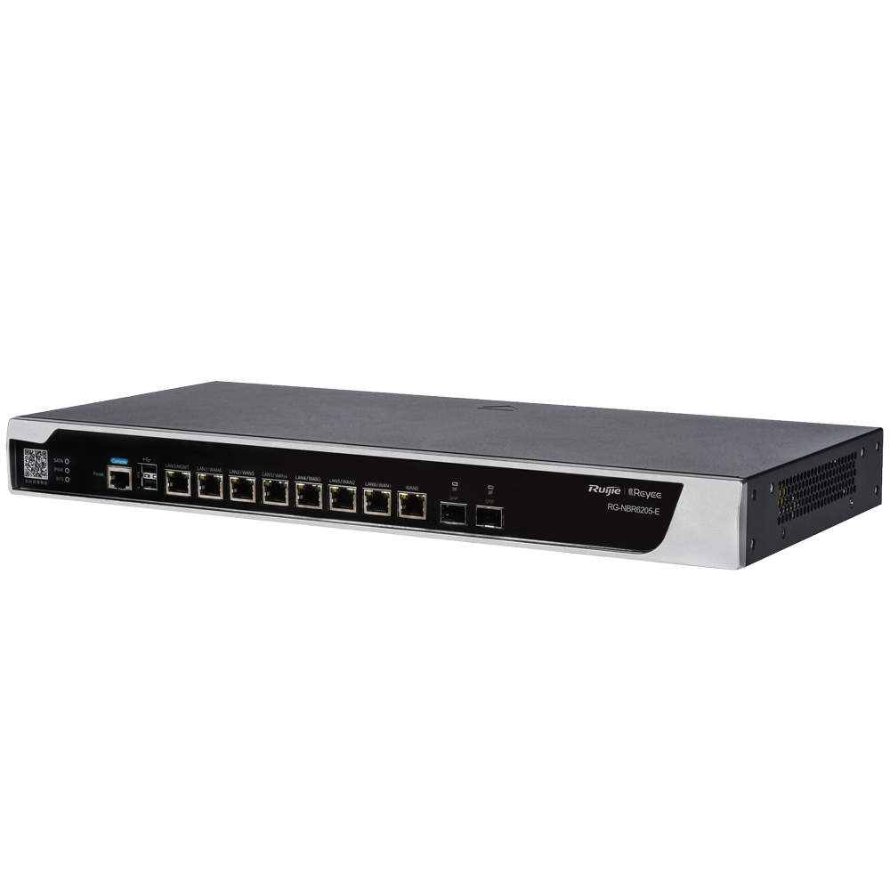 RG-NBR6205-E / Routeur / 8 Ports Gigabit / 2 Ports SFP Gigabit /