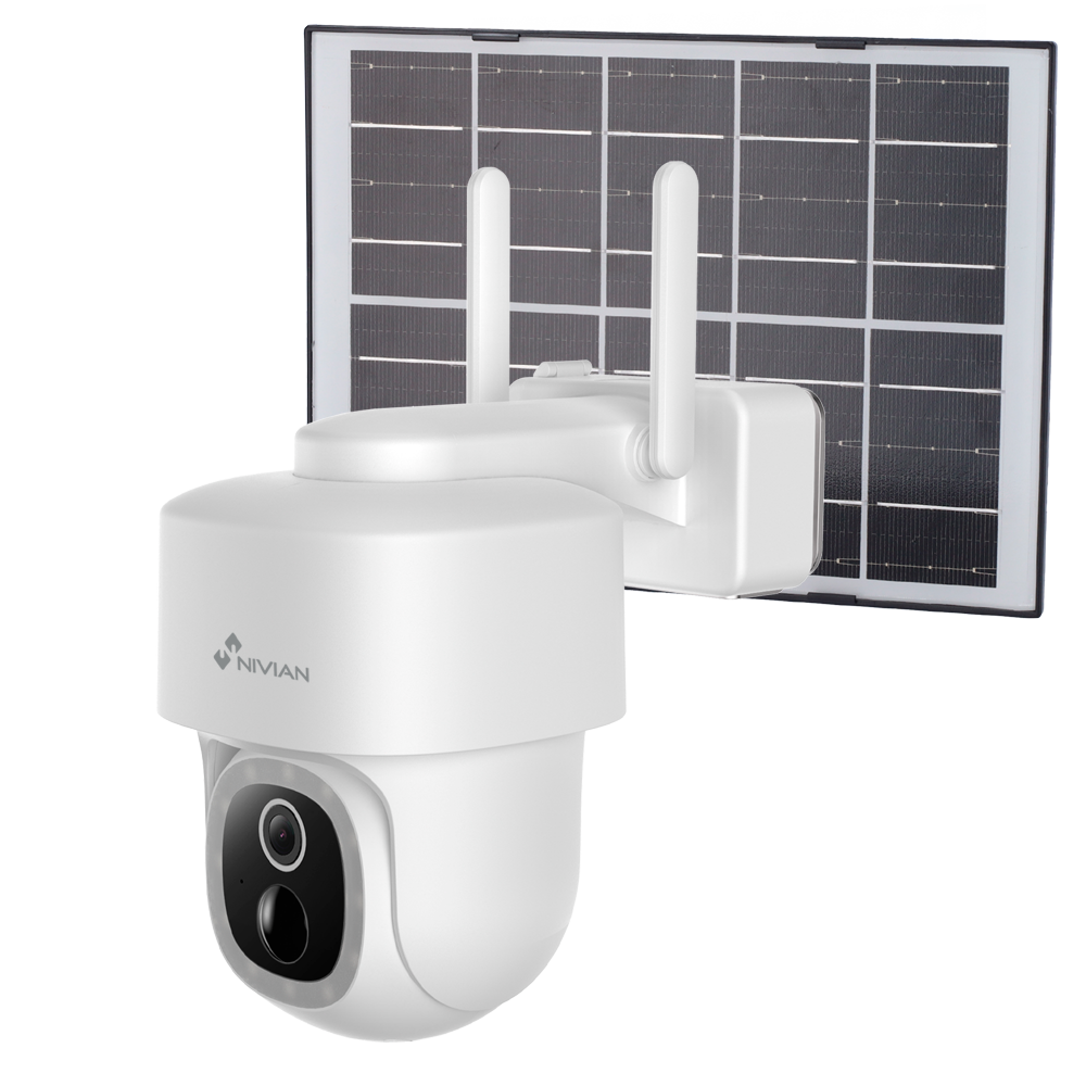 Nivian Caméra Solaire Wi-Fi 3MP (IPC-08S-BATSOLAR-L) reconditionnée