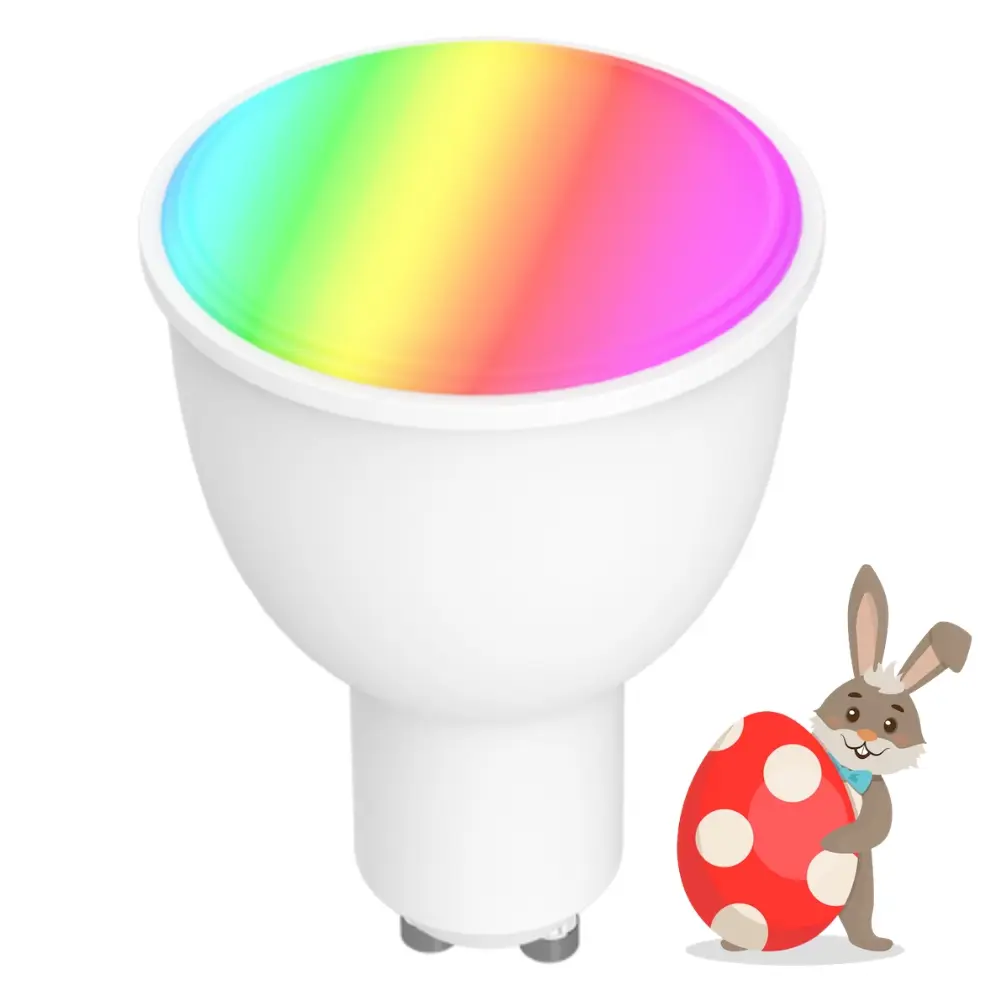 NVS-RGBWBULB-45GU10-W