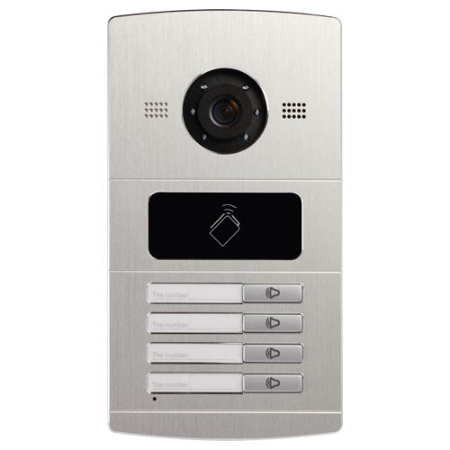 Visiophone SAFIRE IP pour 4 appartements