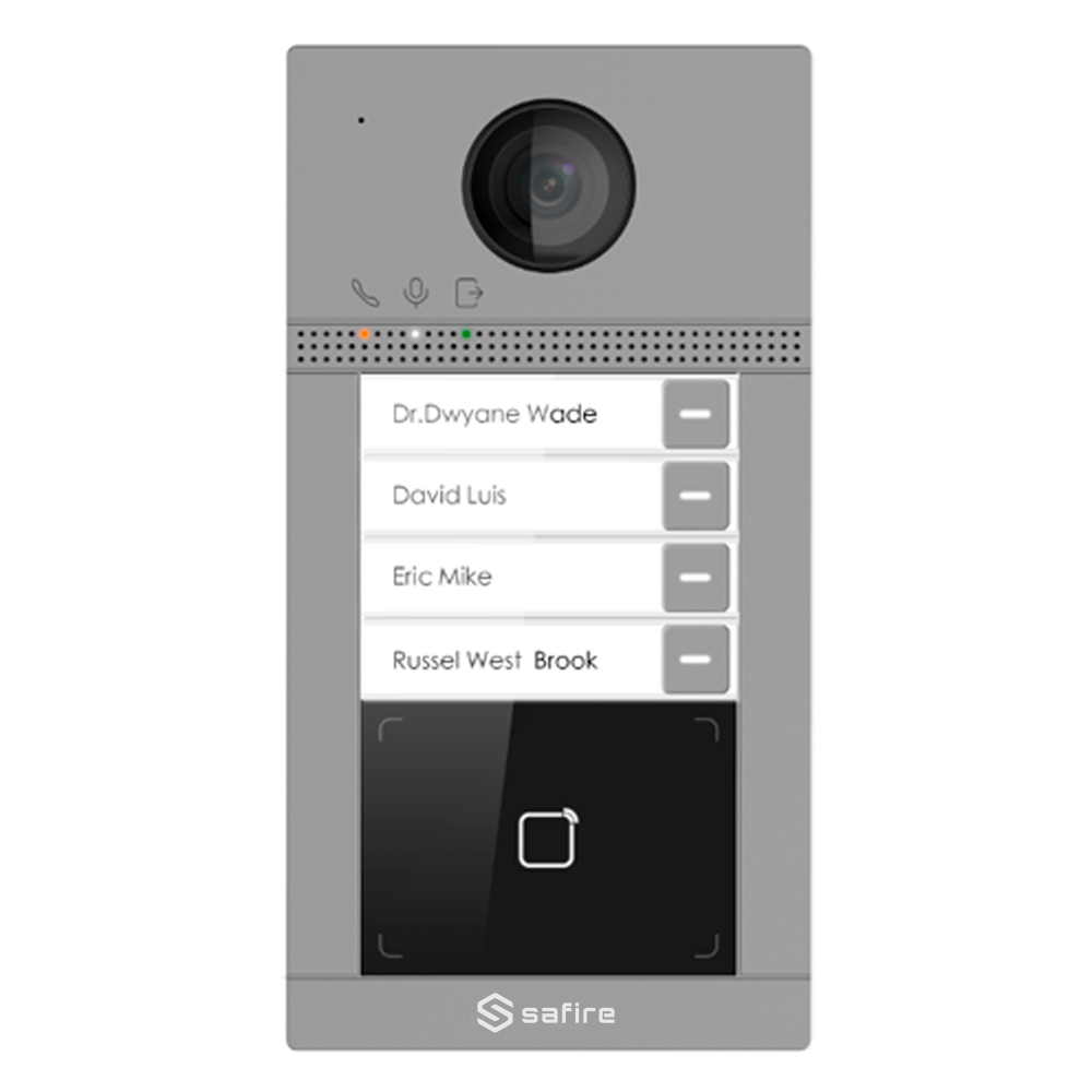 Visiophone SAFIRE IP pour 4 appartements