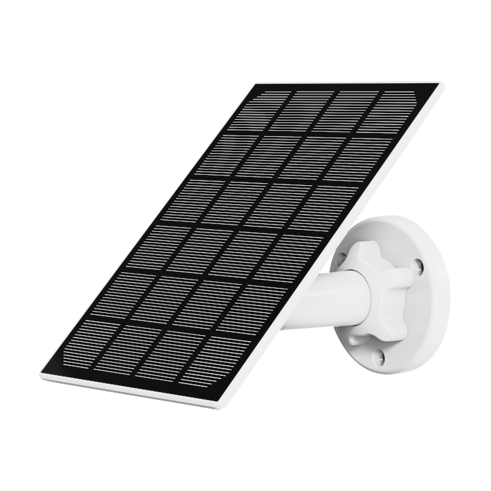 Panneau solaire pour caméras IP à batteries et capteur