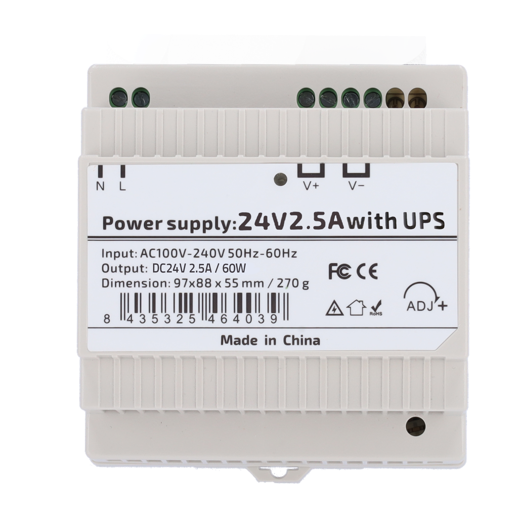 Alimentation / DC24V2A5-DIN-UPS-P