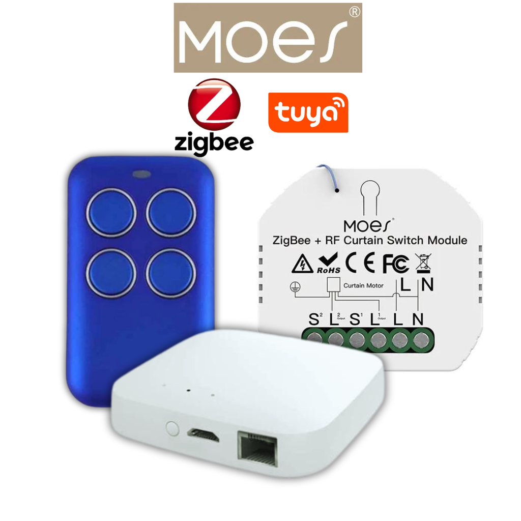 Pack Zigbee Volet roulant, télécommande porte clé / PACKMO-Z-VRTPC-2